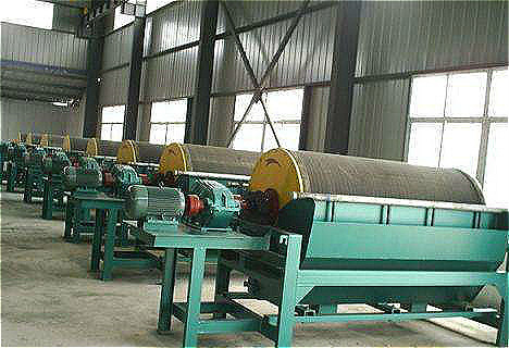Higher Output Magnetic Separator Machine , Magnetic Drum Separator Simple Structure